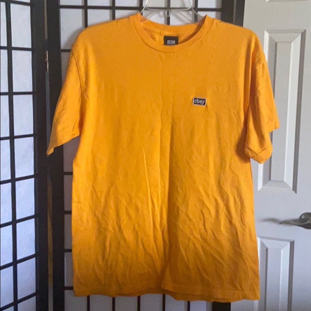 Gold Obey Shirt